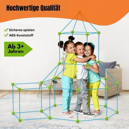 DIY Zelt Bausatz - für kleine Architekten und Abenteurer - Kinderwelt-Held