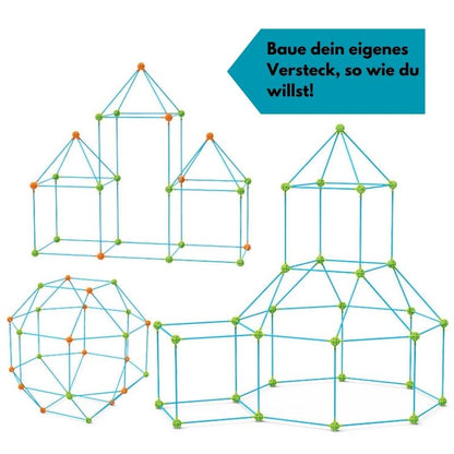 DIY Zelt Bausatz - für kleine Architekten und Abenteurer - Kinderwelt-Held