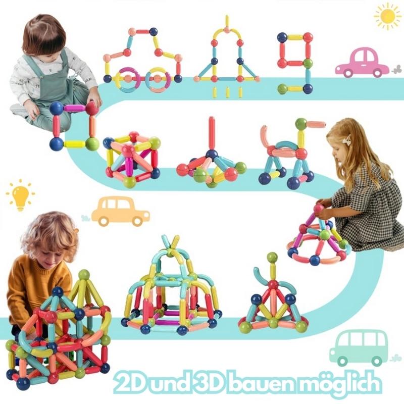 Magnetic Sticks - Baue deine Welt! - Kinderwelt-Held