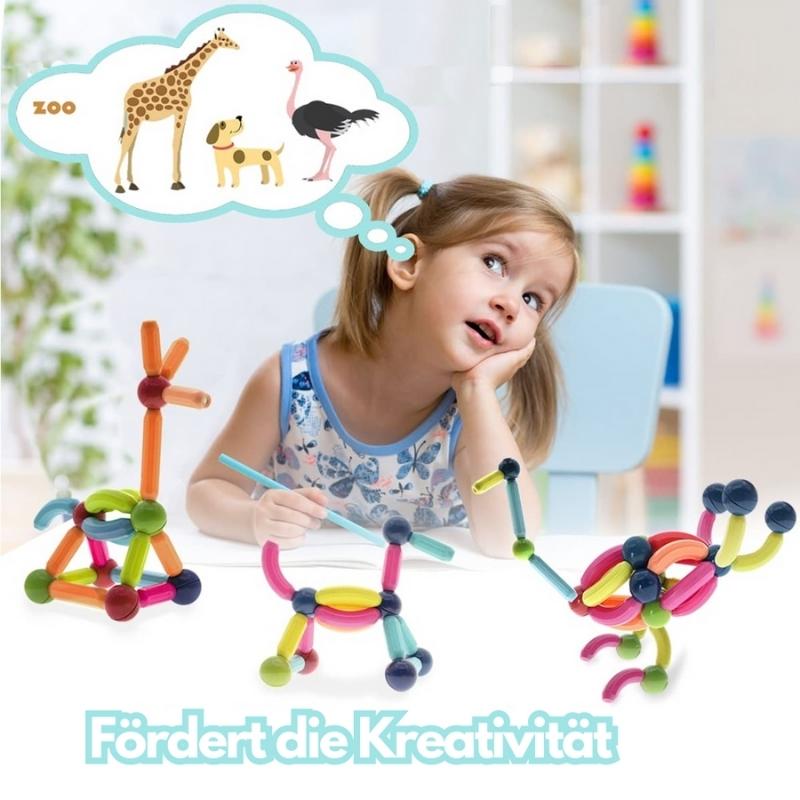 Magnetic Sticks - Baue deine Welt! - Kinderwelt-Held